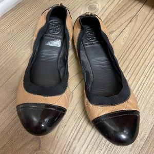 Tory Burch quilted flat shoes